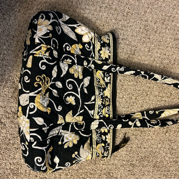 Vera Bradley Yellow Bird Betsy Shoulder Tote Bag 2008 - Picture 4 of 10